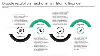 Dispute Resolution Mechanisms In Islamic Finance You Need To Know About Islamic Fin SS V