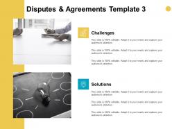 Disputes and agreements template technology ppt powerpoint presentation model styles