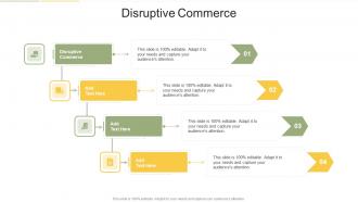 Disruptive Commerce In Powerpoint And Google Slides Cpb