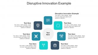 Disruptive innovation example ppt powerpoint presentation icon summary cpb