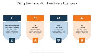 Disruptive Innovation Healthcare Examples In Powerpoint And Google Slides Cpb