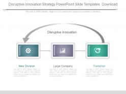 Disruptive innovation strategy powerpoint slide templates download