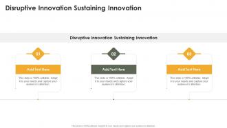 Disruptive Innovation Sustaining Innovation In Powerpoint And Google Slides Cpb