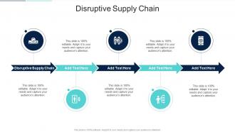 Disruptive Supply Chain In Powerpoint And Google Slides Cpb
