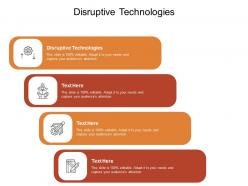 Disruptive technologies ppt powerpoint presentation inspiration maker cpb