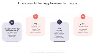 Disruptive Technology Renewable Energy In Powerpoint And Google Slides Cpb