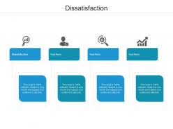 Dissatisfaction ppt powerpoint presentation portfolio shapes cpb