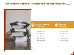 Dissertation Project Proposal Powerpoint Presentation Slides