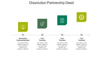 Dissolution partnership deed ppt powerpoint presentation visuals cpb