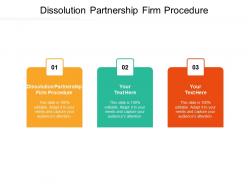 Dissolution partnership firm procedure ppt powerpoint presentation icon graphics cpb
