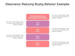 Dissonance reducing buying behavior examples ppt powerpoint presentation inspiration sample cpb