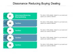 Dissonance reducing buying dealing ppt powerpoint presentation outline infographics cpb