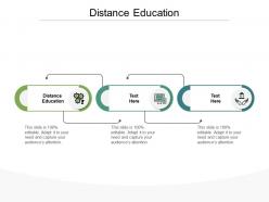 Distance education ppt powerpoint presentation icon deck cpb