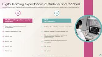 Distance Learning Playbook Digital Learning Expectations Of Students And Teachers