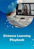 Distance Learning Playbook Report Sample Example Document