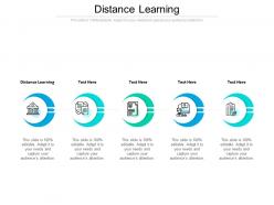 Distance learning ppt powerpoint presentation infographic template mockup cpb