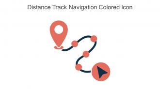 Distance Track Navigation Colored Icon In Powerpoint Pptx Png And Editable Eps Format