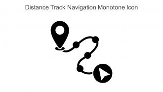 Distance Track Navigation Monotone Icon In Powerpoint Pptx Png And Editable Eps Format