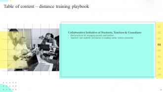Distance Training Playbook Powerpoint Presentation Slides