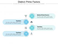 Distinct prime factors ppt powerpoint presentation portfolio slideshow cpb