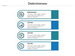 Distinctiveness ppt powerpoint presentation ideas example introduction cpb
