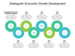 Distinguish economic growth development ppt powerpoint presentation show microsoft cpb