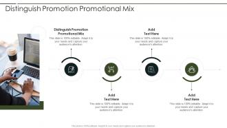 Distinguish Promotion Promotional Mix In Powerpoint And Google Slides Cpb