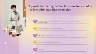 Distinguishing Business From Market Leaders With Branding Strategies Complete Deck Attractive Professional