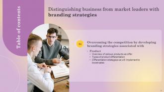Distinguishing Business From Market Leaders With Branding Strategies Complete Deck Image Colorful