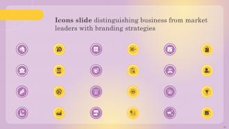 Distinguishing Business From Market Leaders With Branding Strategies Complete Deck Slides Impressive