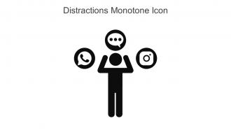Distractions Monotone Icon In Powerpoint Pptx Png And Editable Eps Format