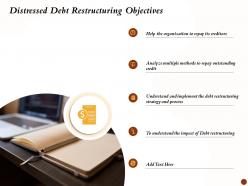 Distressed Debt Restructuring Objectives Repay Outstanding Ppt Backgrounds