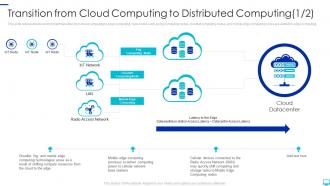 Distributed computing transition from cloud computing to distributed computing
