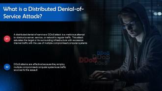 Distributed Denial Of Service Attack In Cyber Security Training Ppt