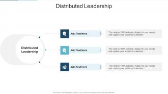 Distributed Leadership In Powerpoint And Google Slides Cpb