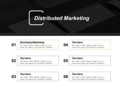 Distributed marketing ppt powerpoint presentation infographics inspiration cpb