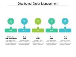 Distributed order management ppt powerpoint presentation model grid cpb