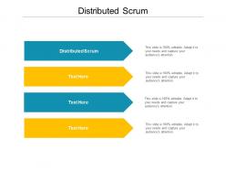 Distributed scrum ppt powerpoint presentation slides graphics pictures cpb