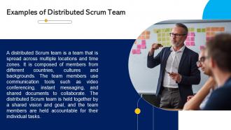 Distributed Scrum Team powerpoint presentation and google slides ICP Professionally Informative