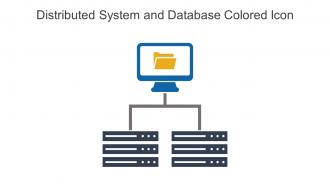 Distributed System And Database Colored Icon In Powerpoint Pptx Png And Editable Eps Format