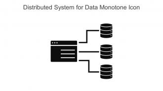 Distributed System For Data Monotone Icon In Powerpoint Pptx Png And Editable Eps Format