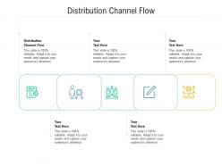 Distribution channel flow ppt powerpoint presentation summary sample cpb