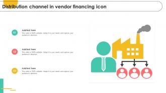 Distribution Channel In Vendor Financing Icon