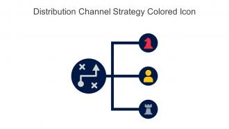 Distribution Channel Strategy Colored Icon In Powerpoint Pptx Png And Editable Eps Format