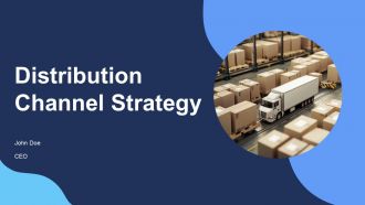 Distribution Channel Strategy PPT PowerPoint ST AI