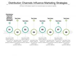 Distribution channels influence marketing strategies ppt powerpoint presentation professional cpb
