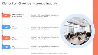 Distribution Channels Insurance Industry In Powerpoint And Google Slides Cpb