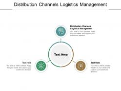 Distribution channels logistics management ppt powerpoint presentation styles structure cpb