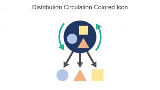Distribution Circulation Colored Icon In Powerpoint Pptx Png And Editable Eps Format
