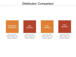 Distribution comparison ppt powerpoint presentation infographics graphics pictures cpb